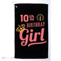 10th Birthday Girl Golf Towel thumb 0