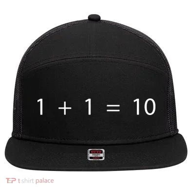 1 1 10 Developer Programmer Software Engineer 7 Panel Mesh Trucker Snapback Hat