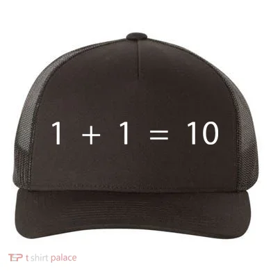 1 1 10 Developer Programmer Software Engineer Yupoong Adult 5-Panel Trucker Hat