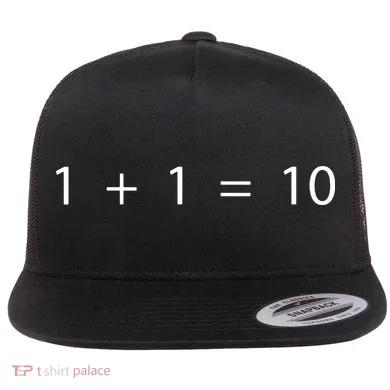 1 1 10 Developer Programmer Software Engineer Flat Bill Trucker Hat