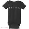 1 1 10 Developer Programmer Software Engineer Baby Bodysuit