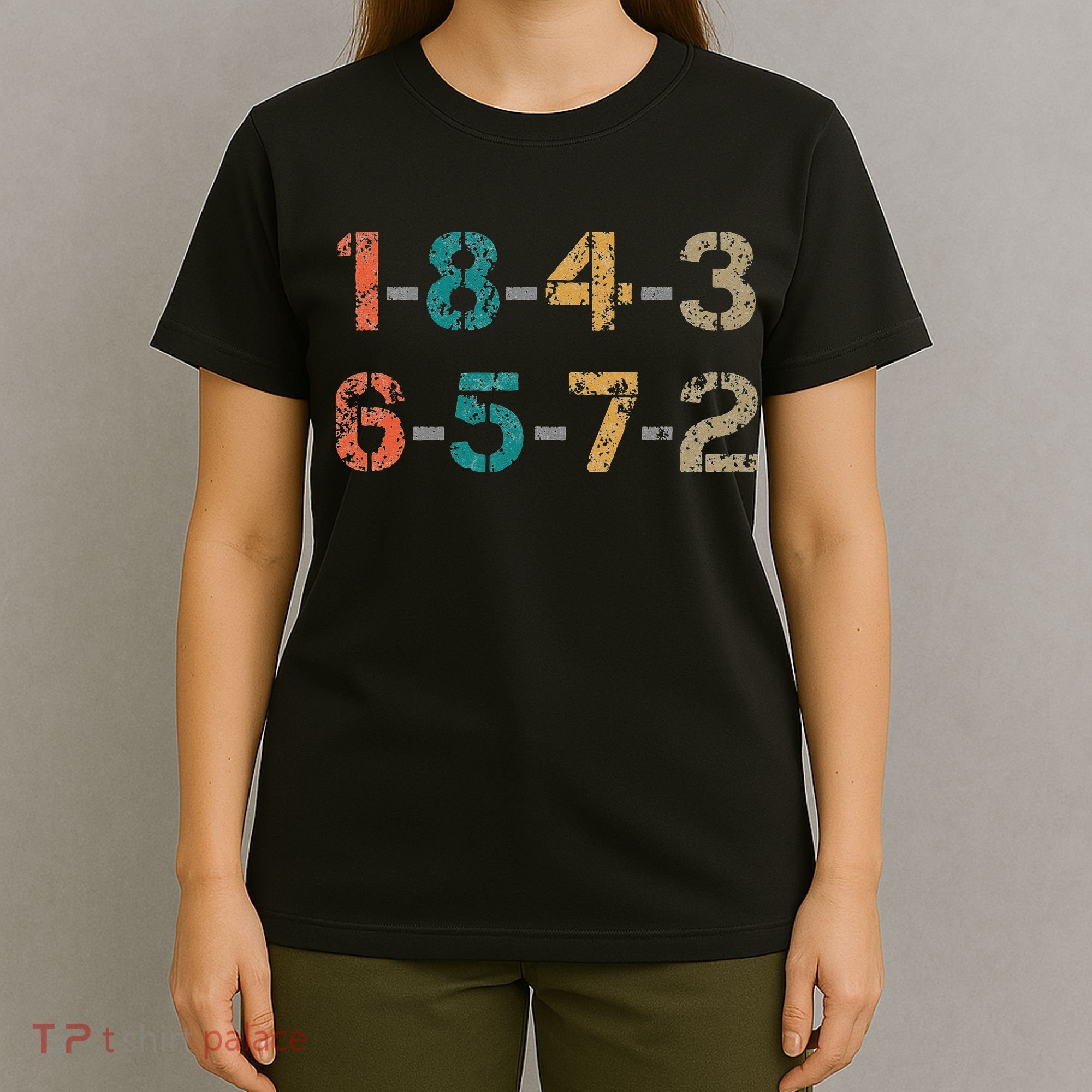 18436572 18436572 Firing Order Engine V8 Vintage T-Shirt