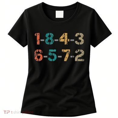 18436572 18436572 Firing Order Engine V8 Vintage Women's T-Shirt