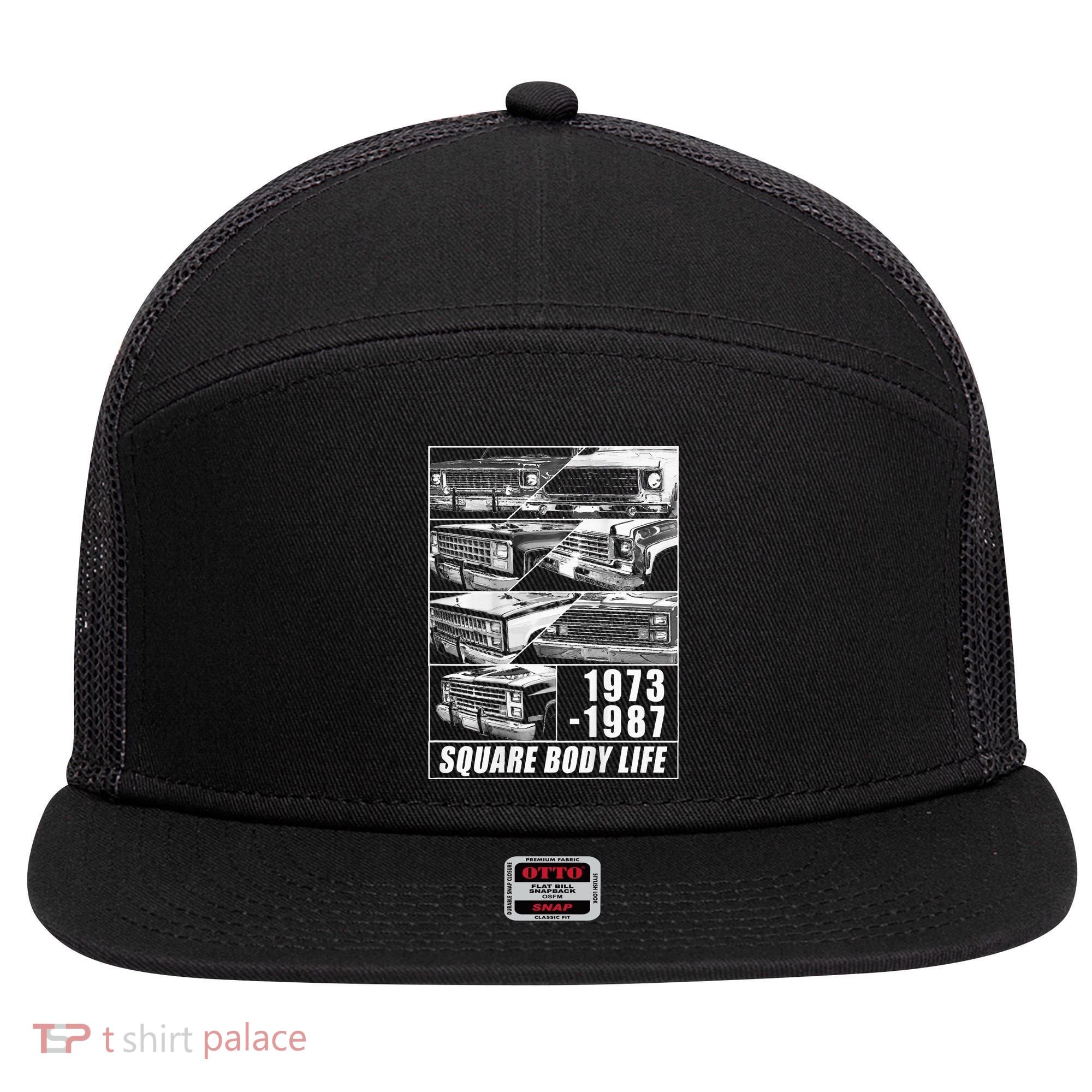 1973 1987 Square Body Truck Squarebody 7 Panel Mesh Trucker Snapback Hat