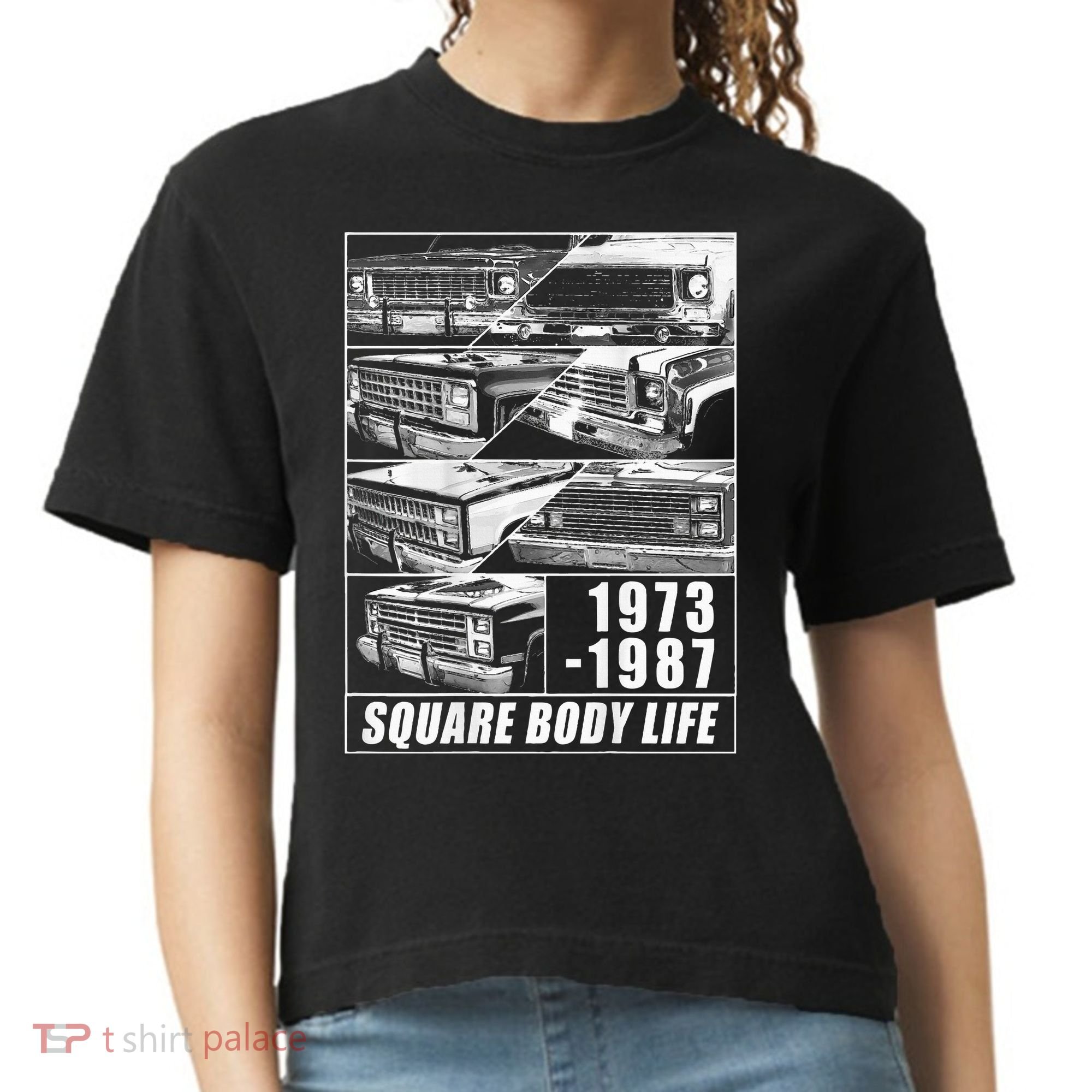 1973 1987 Square Body Truck Squarebody Comfort Colors Boxy T-Shirt