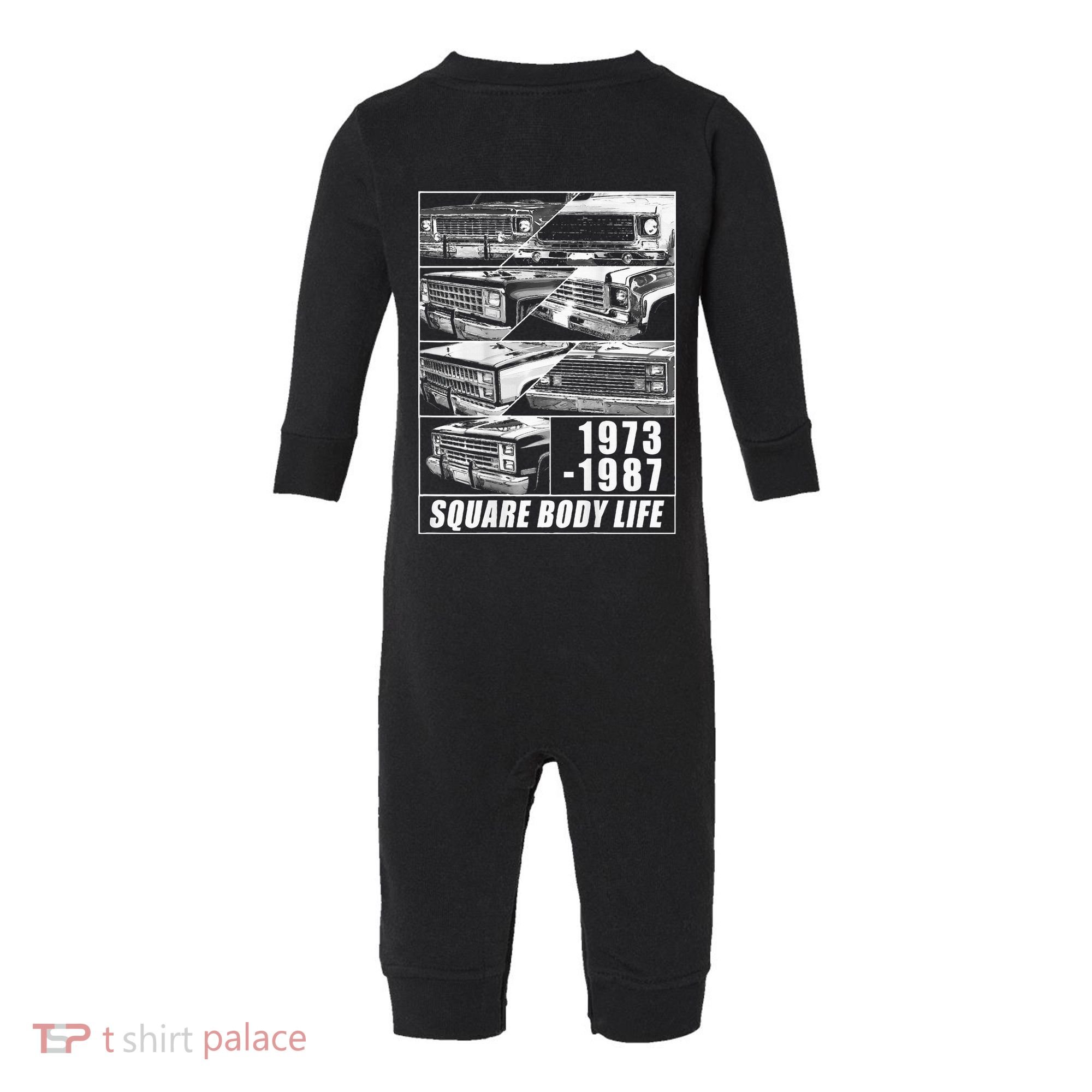1973 1987 Square Body Truck Squarebody Infant Fleece One Piece