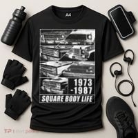 1973 1987 Square Body Truck Squarebody Cooling Performance Crew T-Shirt thumb 3