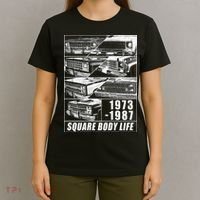 1973 1987 Square Body Truck Squarebody T-Shirt thumb 4