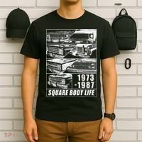 1973 1987 Square Body Truck Squarebody T-Shirt thumb 6