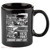 1973 1987 Square Body Truck Squarebody 11oz C Handle Ceramic Mug thumb 0