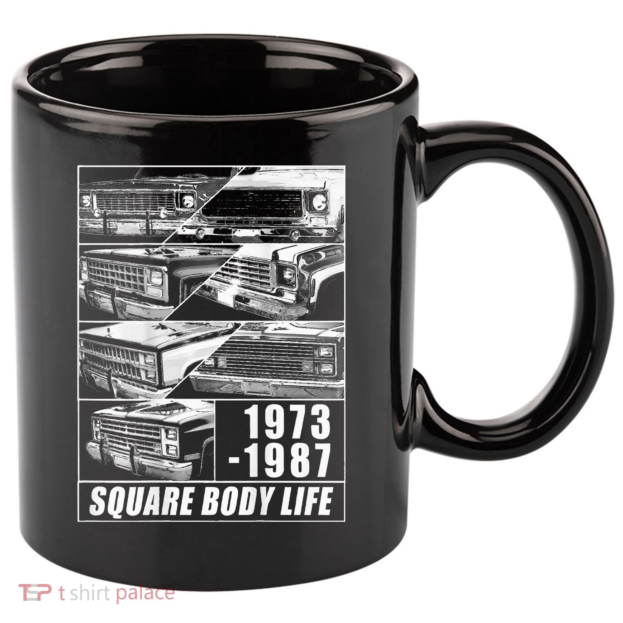 1973 1987 Square Body Truck Squarebody 11oz C Handle Ceramic Mug