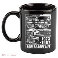 1973 1987 Square Body Truck Squarebody 11oz C Handle Ceramic Mug thumb 2