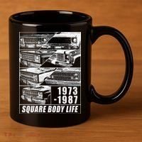 1973 1987 Square Body Truck Squarebody 11oz C Handle Ceramic Mug thumb 3