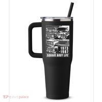 1973 1987 Square Body Truck Squarebody 40oz Vacuum Insulated Stainless Steel Travel Tumbler thumb 2
