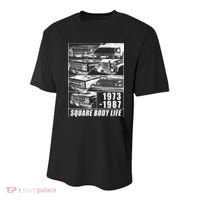1973 1987 Square Body Truck Squarebody Youth Performance Sprint T-Shirt thumb 0