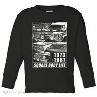 1973 1987 Square Body Truck Squarebody Toddler Long Sleeve Shirt thumb 0