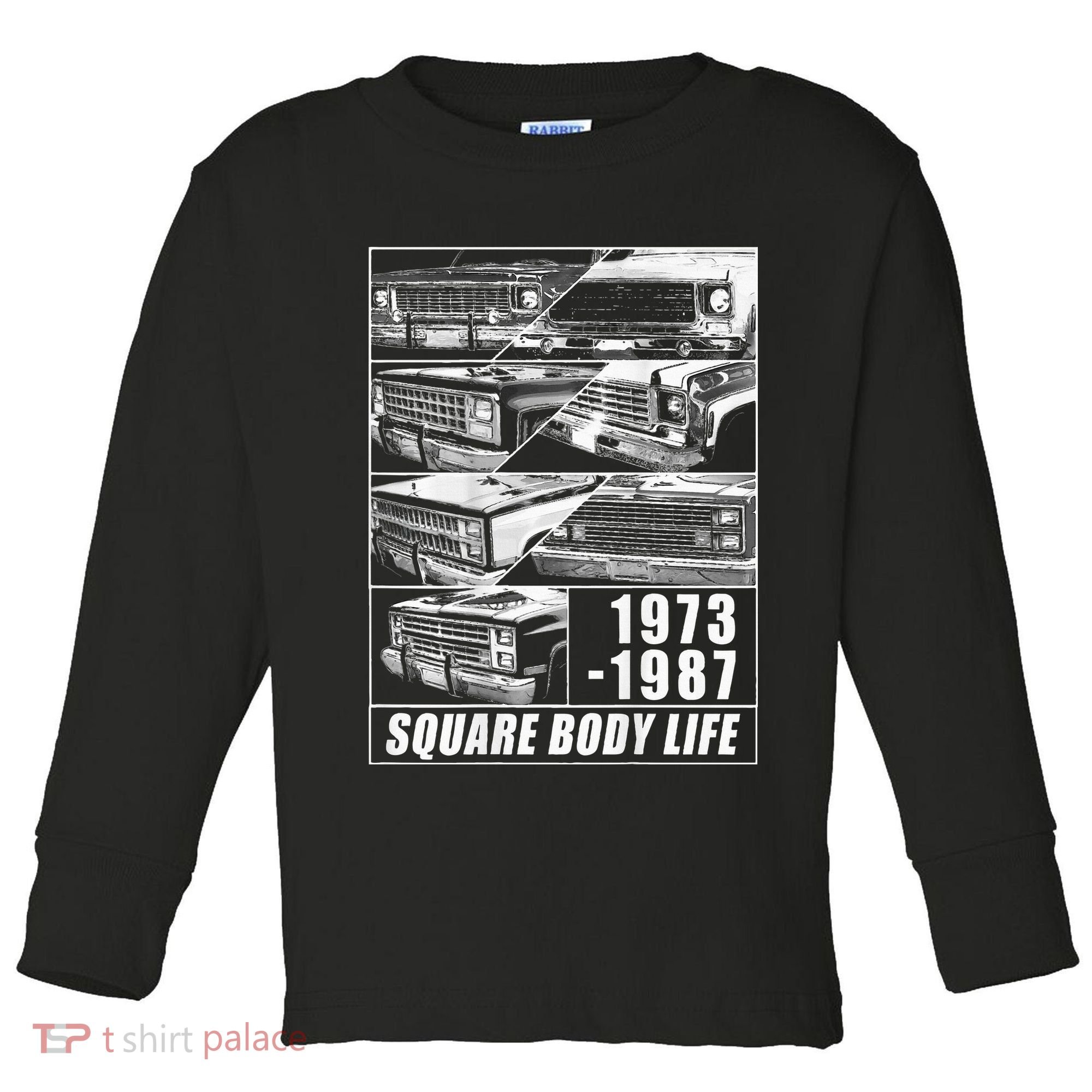 1973 1987 Square Body Truck Squarebody Toddler Long Sleeve Shirt