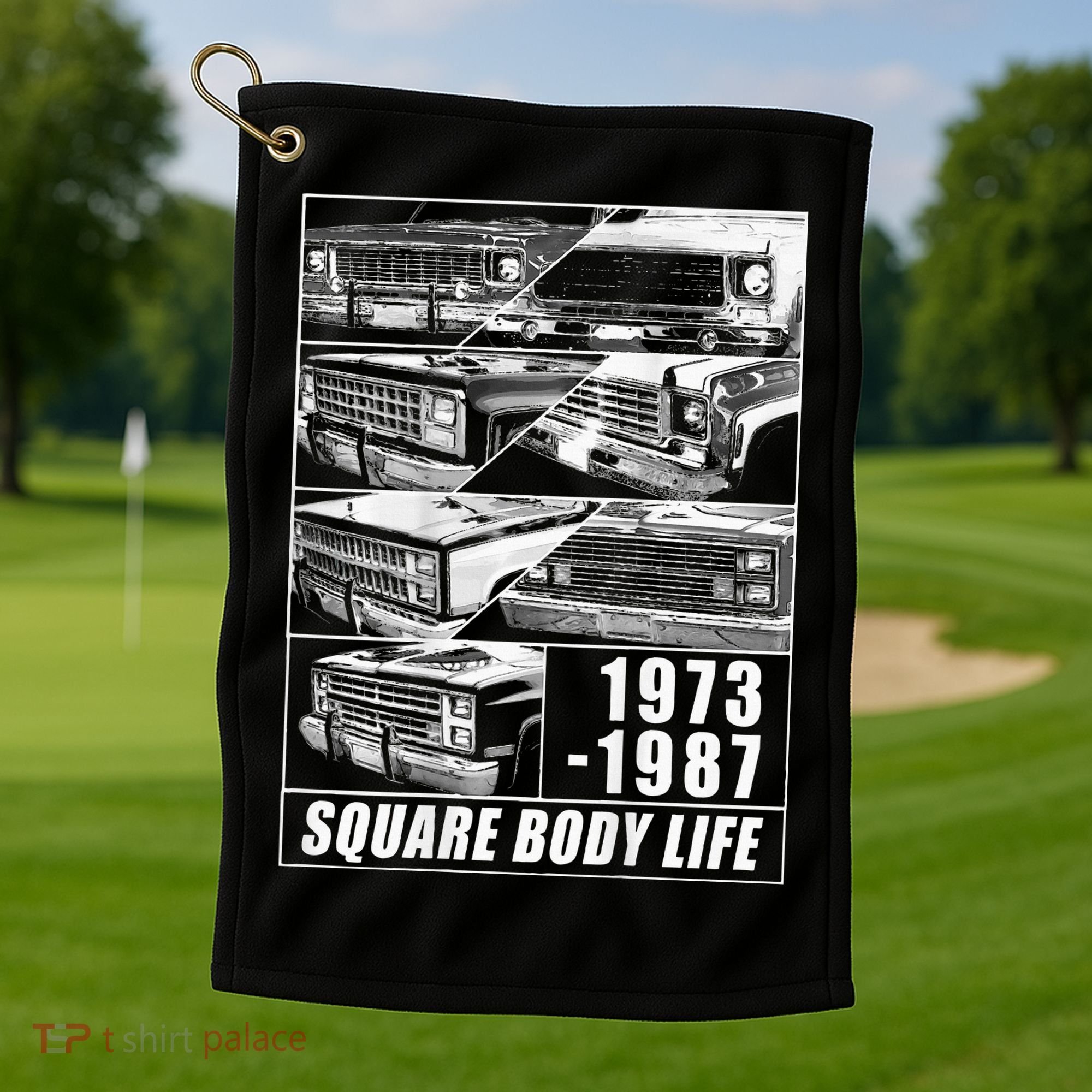 1973 1987 Square Body Truck Squarebody Golf Towel