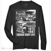 1973 1987 Square Body Truck Squarebody Zone Performance Long-Sleeve T-Shirt thumb 0