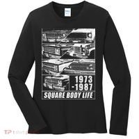1973 1987 Square Body Truck Squarebody Women's Long Sleeve Shirt thumb 0