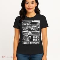 1973 1987 Square Body Truck Squarebody Women's T-Shirt thumb 4