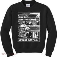 1973 1987 Square Body Truck Squarebody Kids Sweatshirt thumb 0