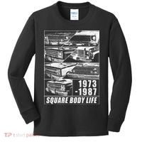 1973 1987 Square Body Truck Squarebody Kids Long Sleeve Shirt thumb 0