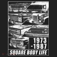 1973 1987 Square Body Truck Squarebody Kids Long Sleeve Plaid Pajama Set thumb 2