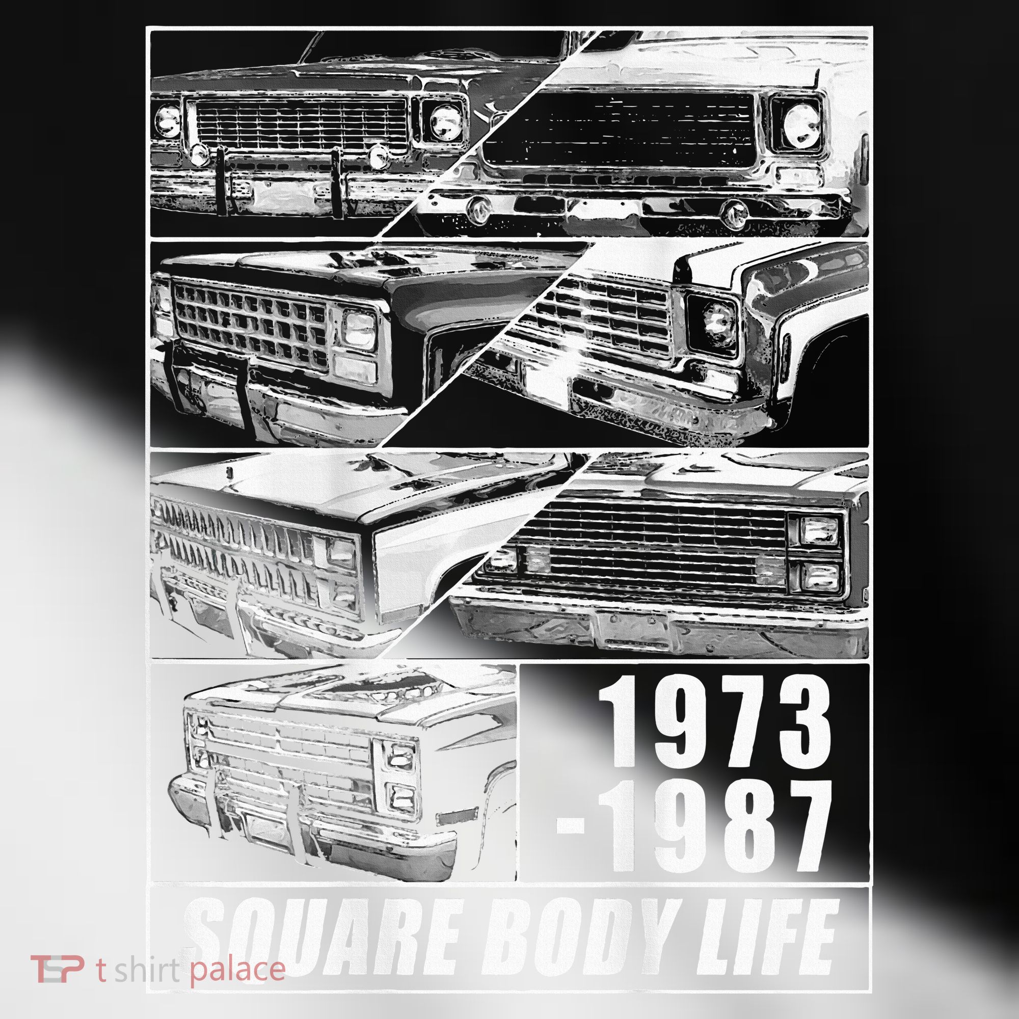1973 1987 Square Body Truck Squarebody Toddler Fine Jersey T-Shirt