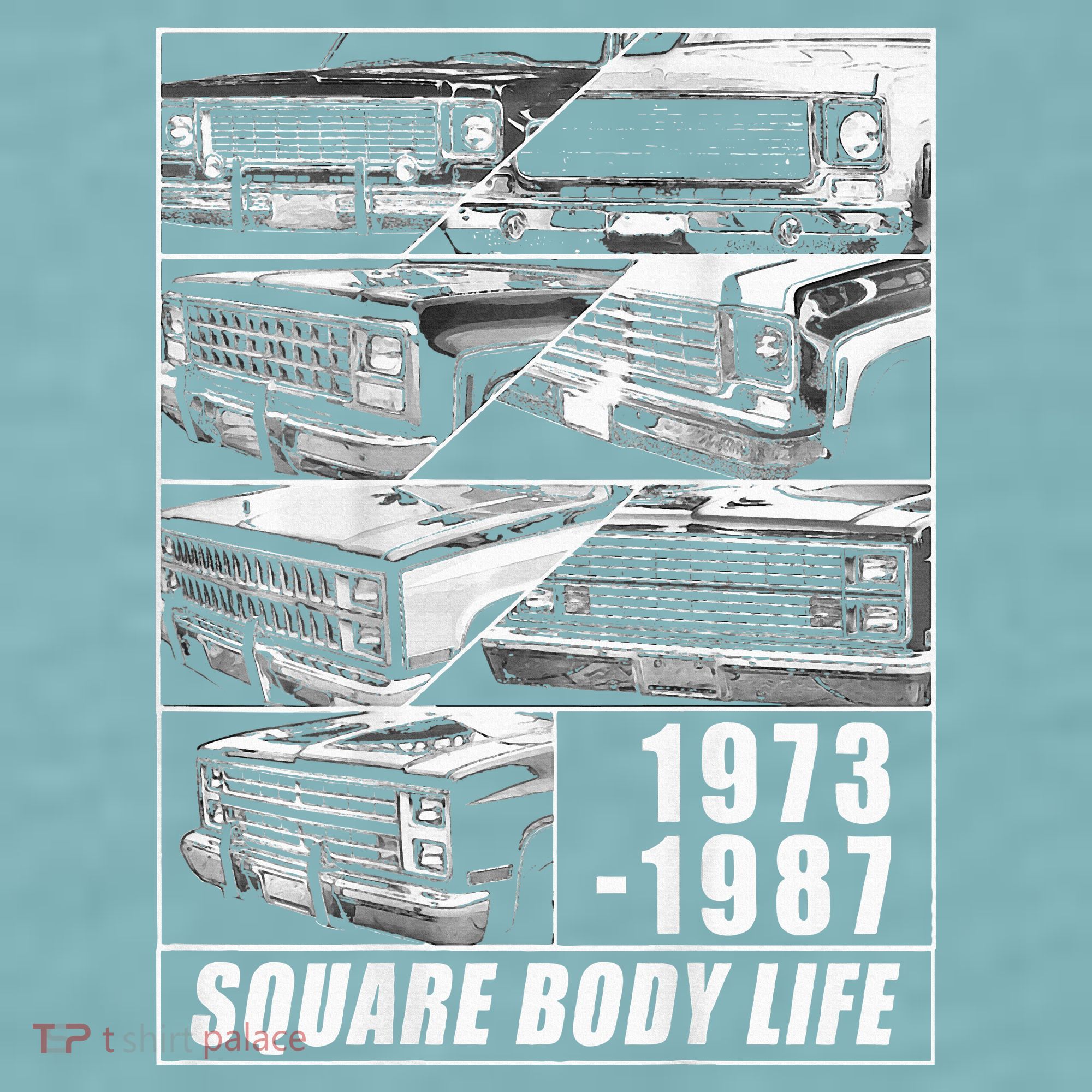 1973 1987 Square Body Truck Squarebody Sueded Cloud Jersey T-Shirt
