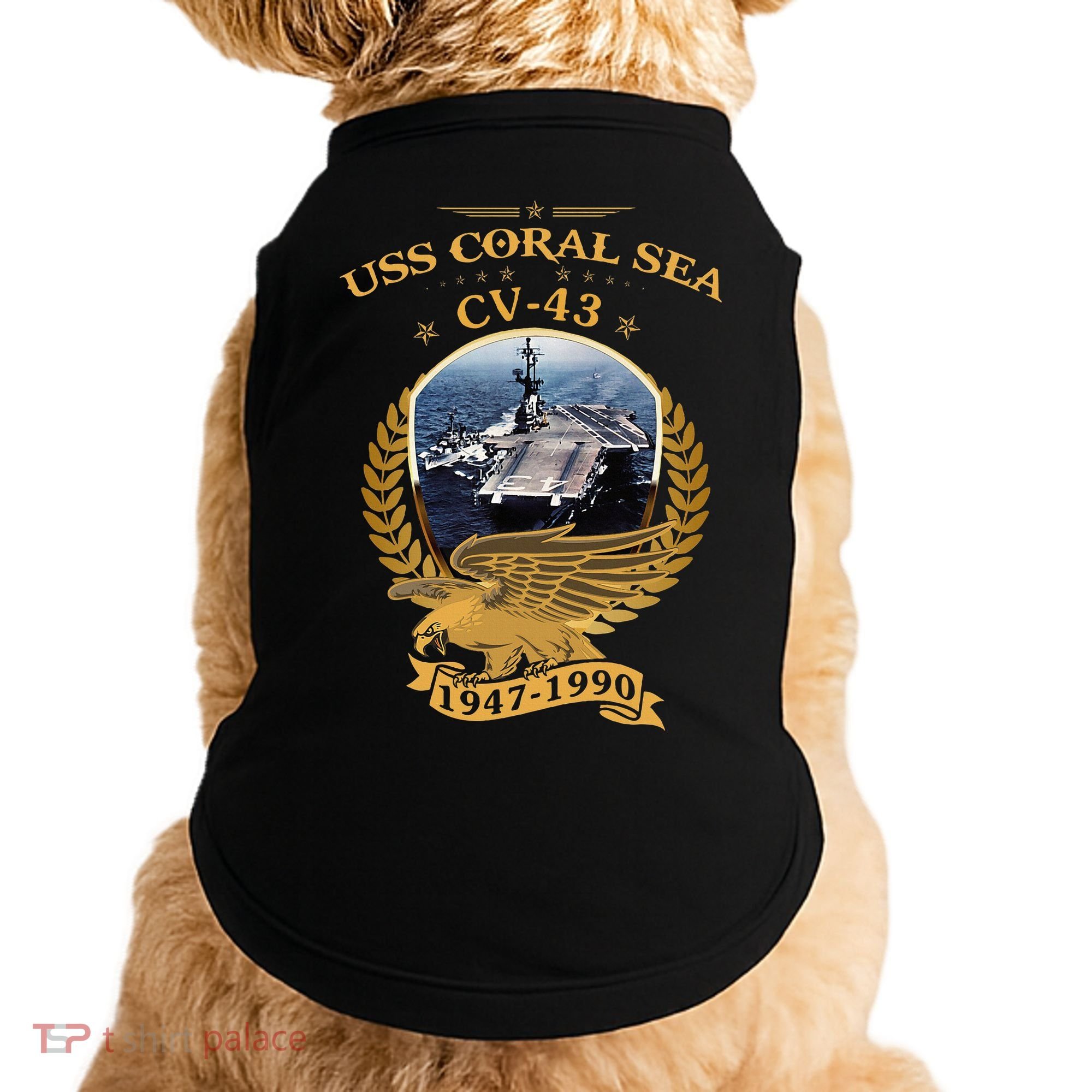 1947 1990 Uss Coral Sea Cv43 Doggie Tank