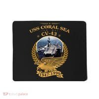 1947 1990 Uss Coral Sea Cv43 Mousepad thumb 0