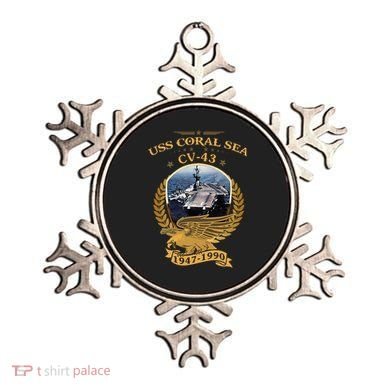 1947 1990 Uss Coral Sea Cv43 Ornament