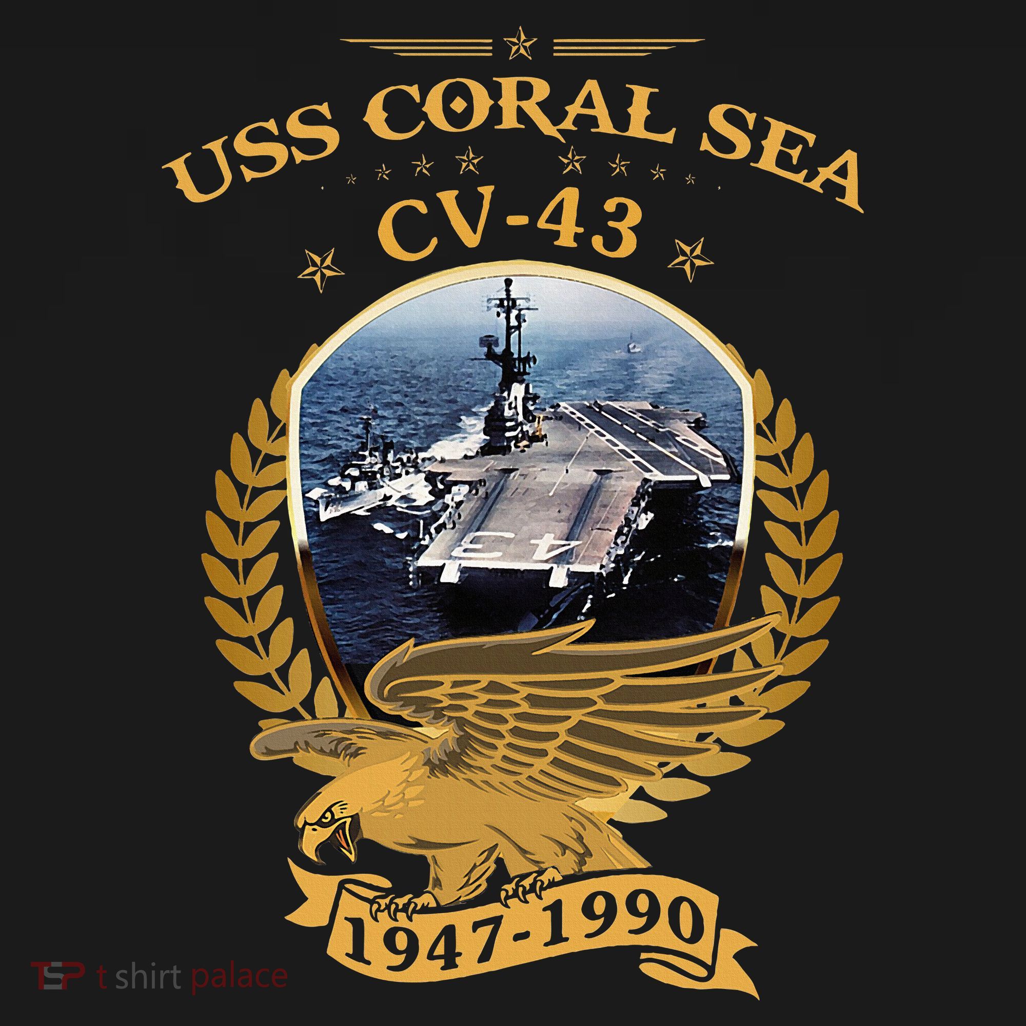 1947 1990 Uss Coral Sea Cv43 Women's Tank Top