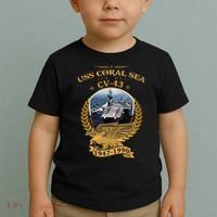 1947 1990 Uss Coral Sea Cv43 Toddler T-Shirt thumb 2