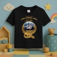 1947 1990 Uss Coral Sea Cv43 Toddler T-Shirt thumb 3