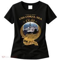1947 1990 Uss Coral Sea Cv43 Women's T-Shirt thumb 0