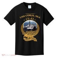 1947 1990 Uss Coral Sea Cv43 Kids T-Shirt thumb 0