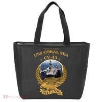 1947 1990 Uss Coral Sea Cv43 Tote Bag thumb 0