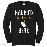 1st 1 Year Wedding Anniversary Gift Married Husband Wife Sweatshirt thumb 0