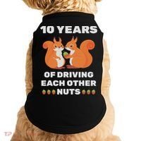 10th 10 Year Tin Wedding Anniversary Funny Couple Him Her Doggie Tank thumb 0
