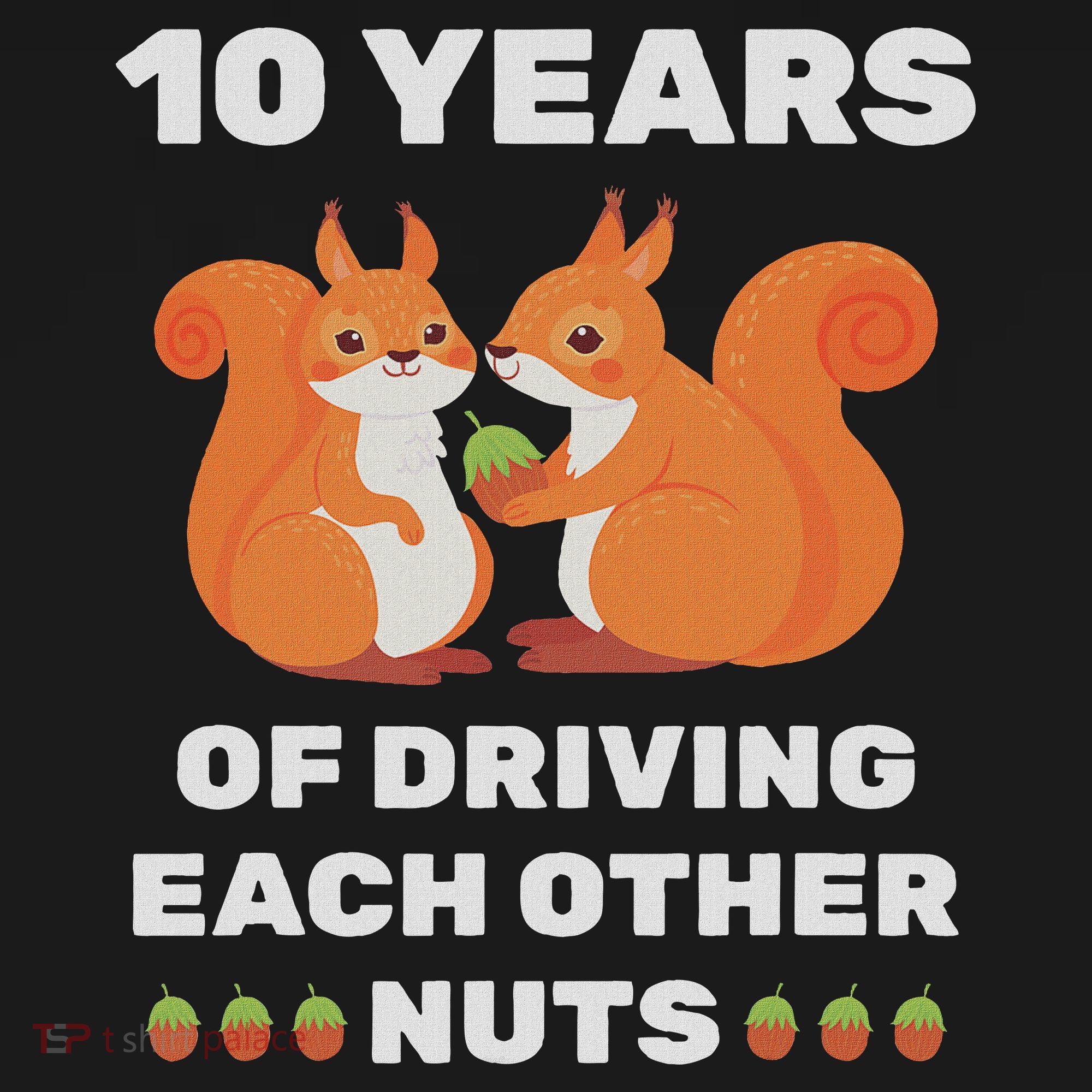 10th 10 Year Tin Wedding Anniversary Funny Couple Him Her Sweatshirt