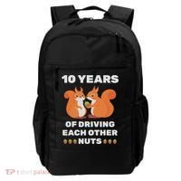 10th 10 Year Tin Wedding Anniversary Funny Couple Him Her Backpack thumb 0
