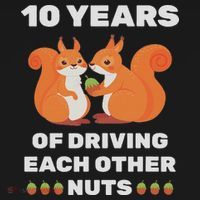 10th 10 Year Tin Wedding Anniversary Funny Couple Him Her Women's Tank Top thumb 5