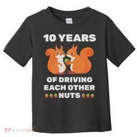 10th 10 Year Tin Wedding Anniversary Funny Couple Him Her Toddler T-Shirt thumb 0