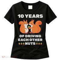 10th 10 Year Tin Wedding Anniversary Funny Couple Him Her Women's T-Shirt thumb 0