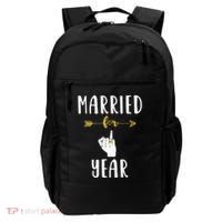 1st 1 Year Wedding Anniversary Gift Married Husband Wife Backpack thumb 0