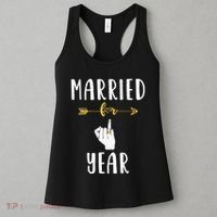 1st 1 Year Wedding Anniversary Gift Married Husband Wife Women's Tank Top thumb 3