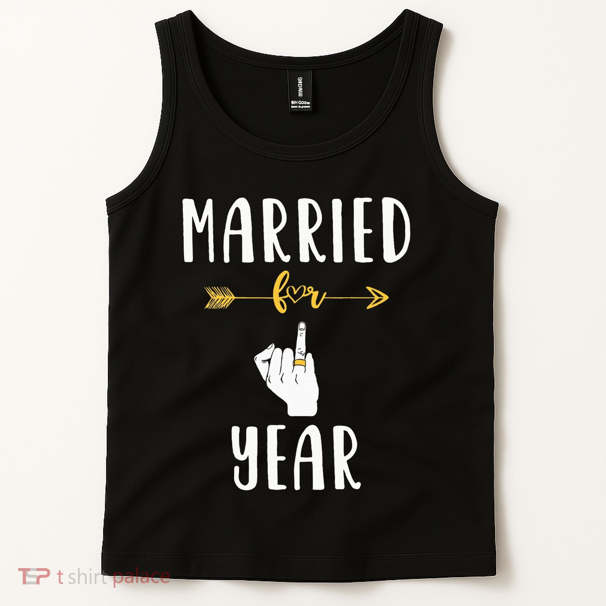 1st 1 Year Wedding Anniversary Gift Married Husband Wife Tank Top