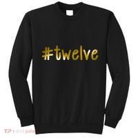 #12 Years Old Gold Limited Edition Birthday Sweatshirt thumb 0